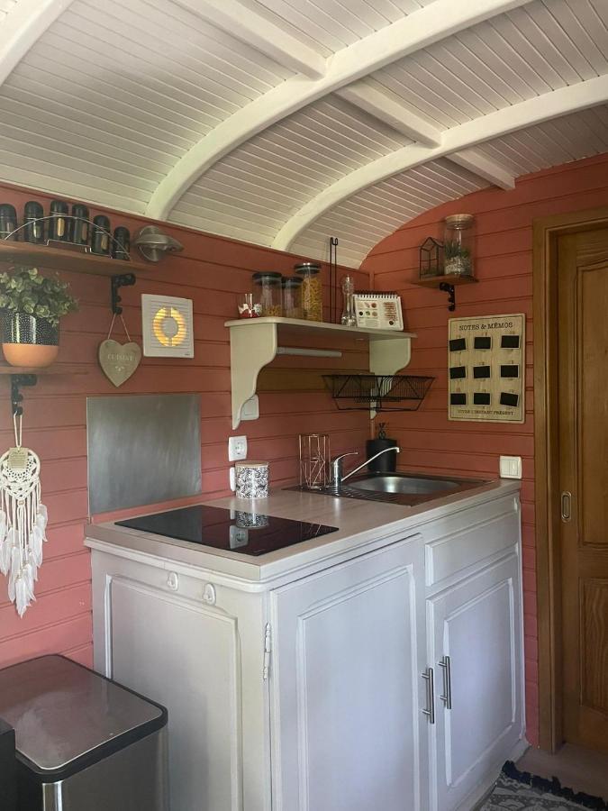 Le Soler Roulotte En Bois Sud France 게스트하우스 외부 사진